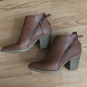 Brown ankle boots